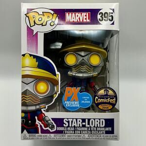 Star-Lord #395 Guardians of the Galaxy Funko Pop ComicFest 2018
